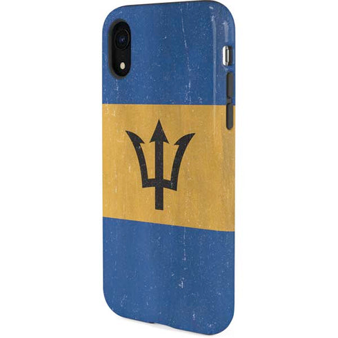 Barbados Flag Distressed iPhone XR Pro Case