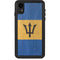 Barbados Flag Distressed iPhone XR Waterproof Case