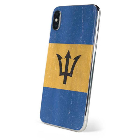 Barbados Flag Distressed iPhone XS Max Skin