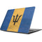 Barbados Flag Distressed Apple MacBook Skin