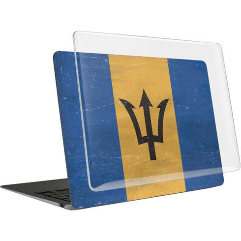 Barbados Flag Distressed MacBook Air 15in (2023-2025) Case plus Skin