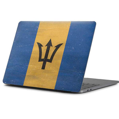 Barbados Flag Distressed Apple MacBook Pro 13-inch Skin