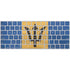Barbados Flag Distressed Magic Keyboard Skin