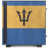 Barbados Flag Distressed NZXT H510 Compact ATX Mid-Tower Case Skin