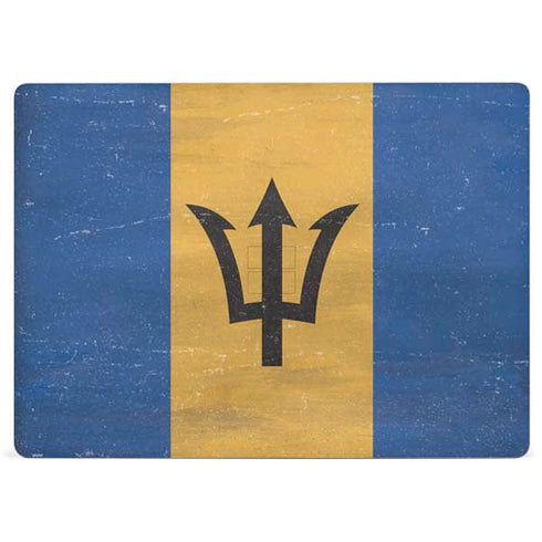 Barbados Flag Distressed Surface Laptop 2 Skin