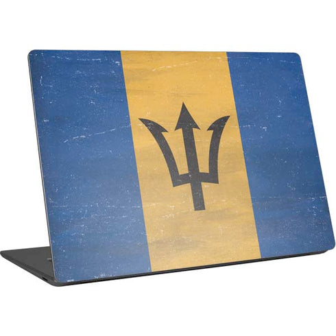 Barbados Flag Distressed Surface Laptop 4 15in Skin