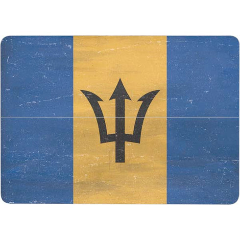 Barbados Flag Distressed Surface Laptop Studio Skin