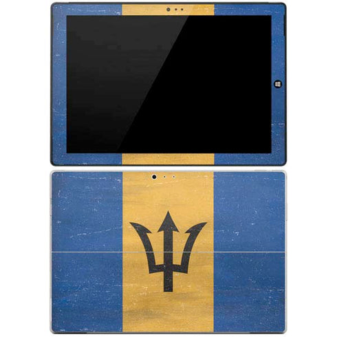 Barbados Flag Distressed Surface Pro 3 Skin