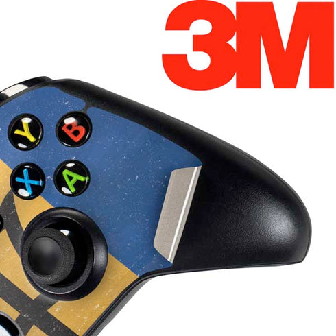 Barbados Flag Distressed Xbox One Controller Skin