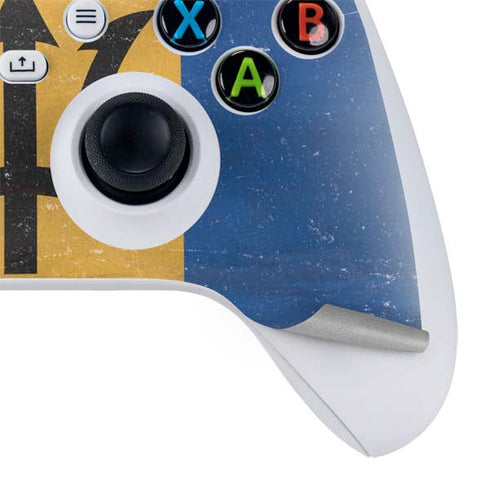 Barbados Flag Distressed Xbox Series S Controller Skin