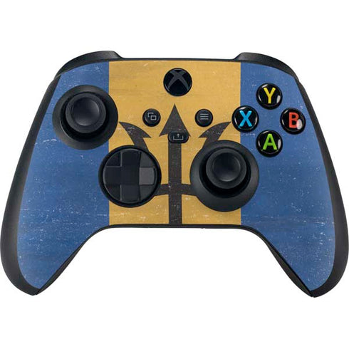 Barbados Flag Distressed Xbox Series X Bundle Skin