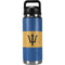 Barbados Flag Distressed YETI Rambler 26oz Bottle Skin