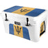 Barbados Flag Distressed YETI Tundra 45 Hard Cooler Skin