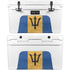 Barbados Flag Distressed YETI Tundra 45 Hard Cooler Skin