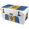 Barbados Flag Distressed YETI Tundra 65 Hard Cooler Skin