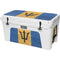 Barbados Flag Distressed YETI Tundra 75 Hard Cooler Skin