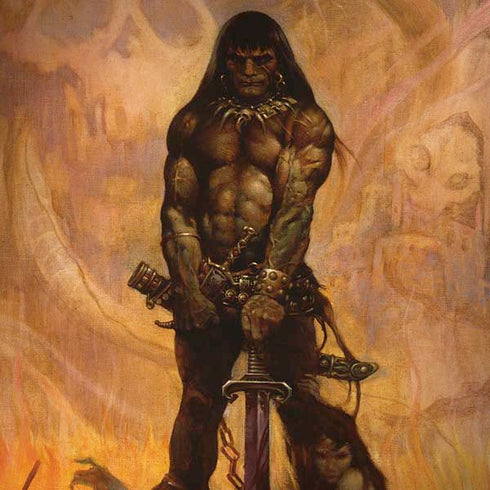 Barbarian by Frazetta Dell Alienware Skin