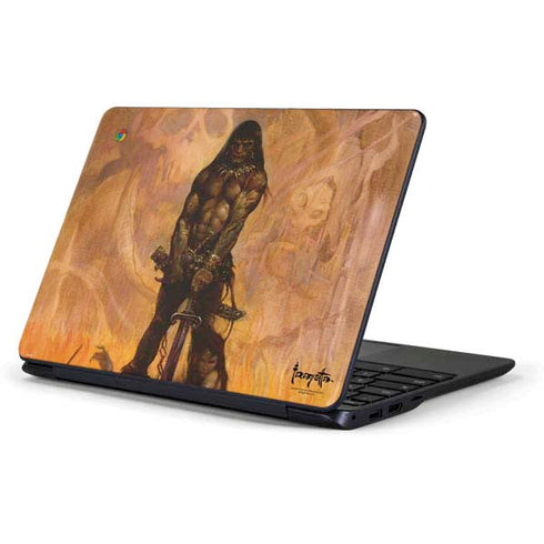Frazetta Barbarian Samsung Chromebook Skin