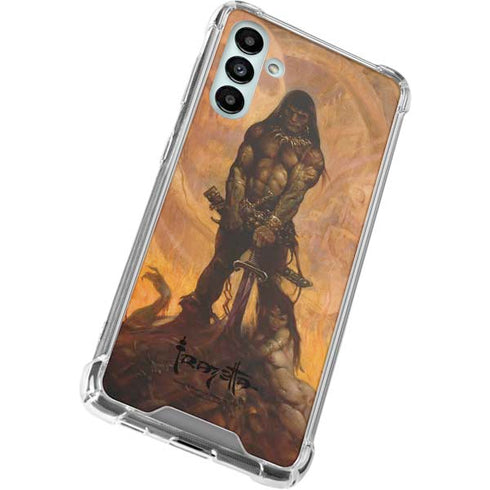 Frazetta Barbarian Galaxy A13 5G Clear Case