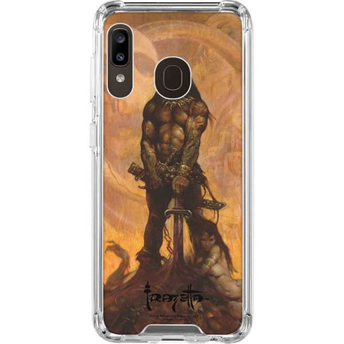 Frazetta Barbarian Galaxy A30 Clear Case