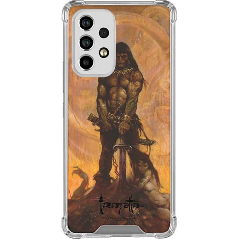 Frazetta Barbarian Galaxy A33 5G Clear Case
