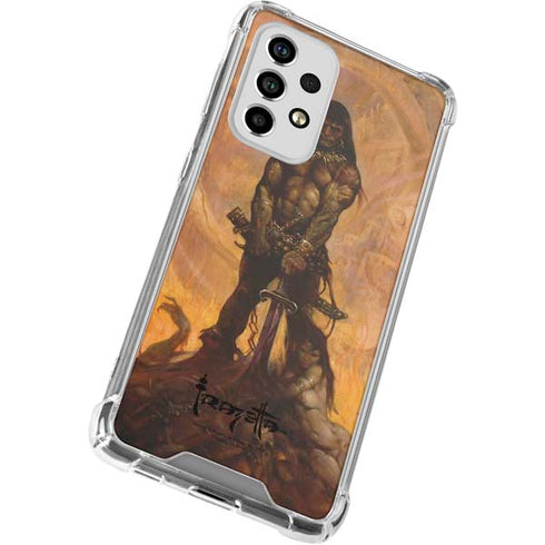 Frazetta Barbarian Galaxy A53 5G Clear Case