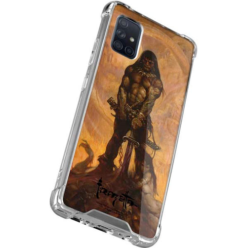 Frazetta Barbarian Galaxy A71 5G Clear Case