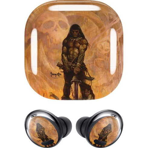 Frazetta Barbarian Galaxy Buds Pro Skin