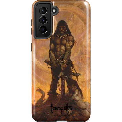 Frazetta Barbarian Galaxy S21 FE Pro Case