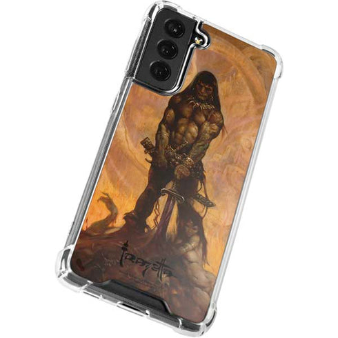 Frazetta Barbarian Galaxy S22 Clear Case