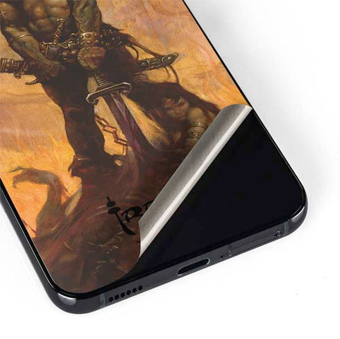 Frazetta Barbarian Galaxy S22 Skin