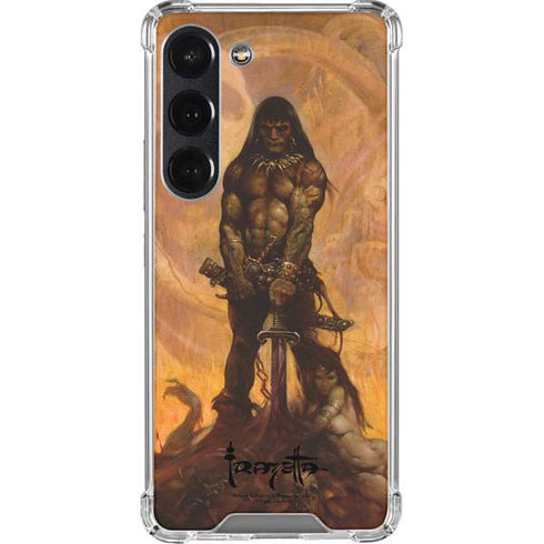 Frazetta Barbarian Galaxy S23 Clear Case