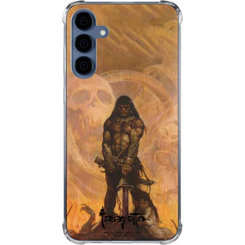 Barbarian by Frazetta Galaxy S24 Clear Case