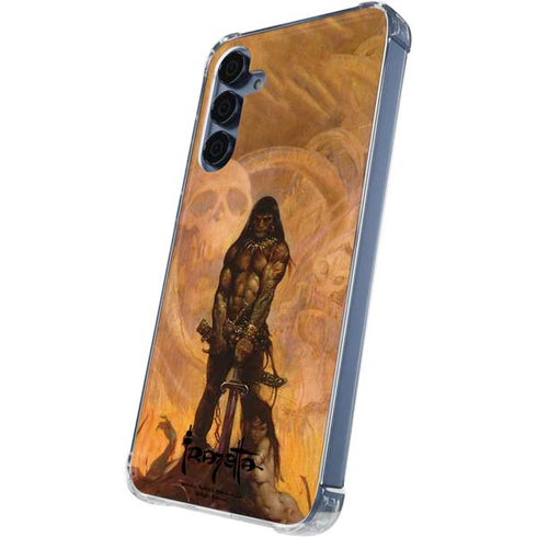 Barbarian by Frazetta Galaxy S24 Clear Case