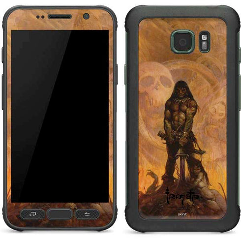 Frazetta Barbarian Galaxy S7 Active Skin