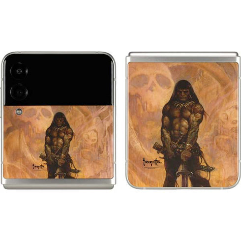 Frazetta Barbarian Galaxy Z Flip3 5G Skin