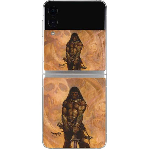 Frazetta Barbarian Galaxy Z Flip3 5G Skin