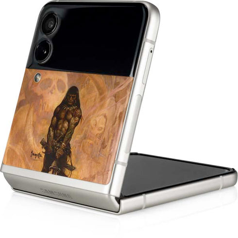Frazetta Barbarian Galaxy Z Flip3 5G Skin