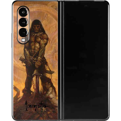 Frazetta Barbarian Galaxy Z Fold3 5G Skin