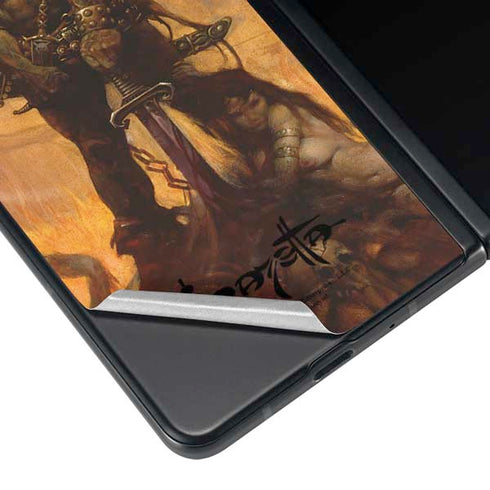 Frazetta Barbarian Galaxy Z Fold3 5G Skin