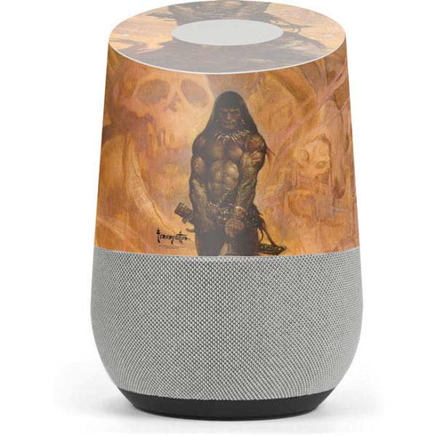 Frazetta Barbarian Google Home Skin