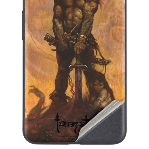 Frazetta Barbarian Google Pixel 5 Skin