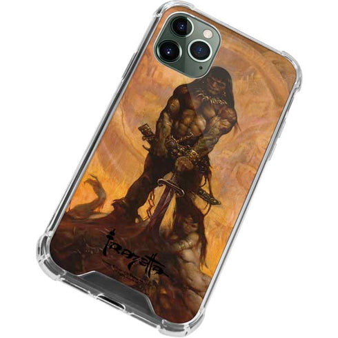 Barbarian by Frazetta iPhone 11 Pro Max Clear Case