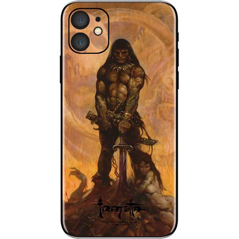 Frazetta Barbarian iPhone 11 Skin