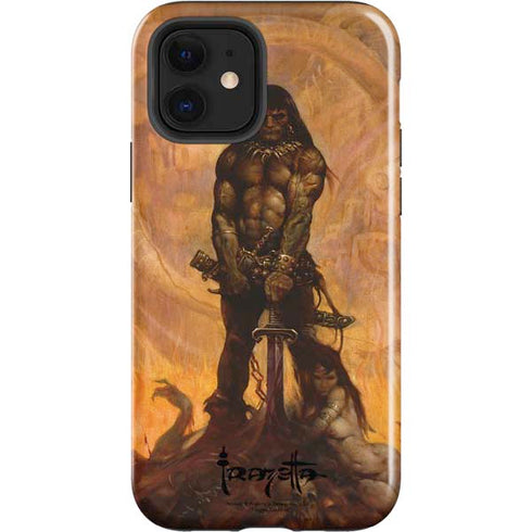 Frazetta Barbarian iPhone 12 Impact Case