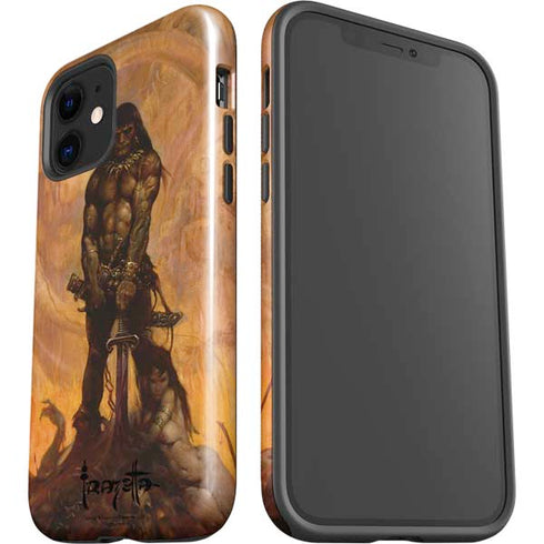Frazetta Barbarian iPhone 12 Impact Case