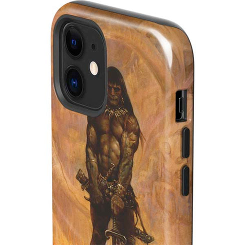 Frazetta Barbarian iPhone 12 Mini Impact Case