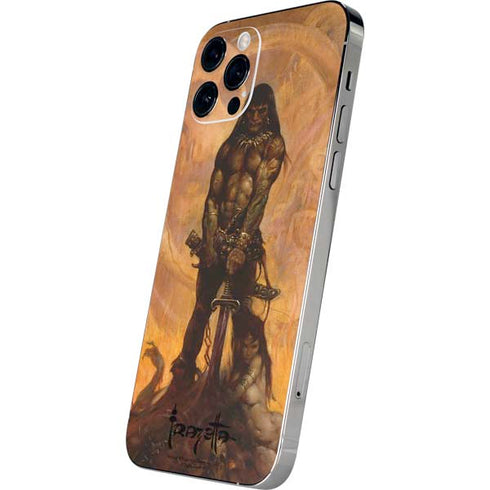 Frazetta Barbarian iPhone 12 Pro Skin