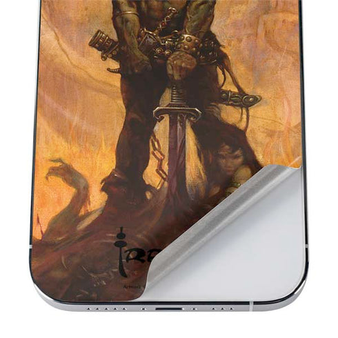 Frazetta Barbarian iPhone 12 Pro Skin