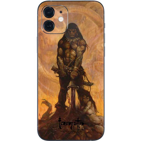 Frazetta Barbarian iPhone 12 Skin